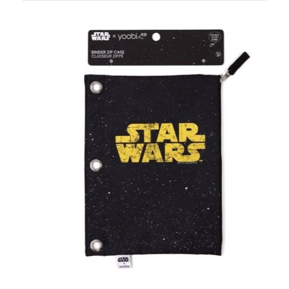 Yoobi Star Wars Single Zipper Pencil Case Black